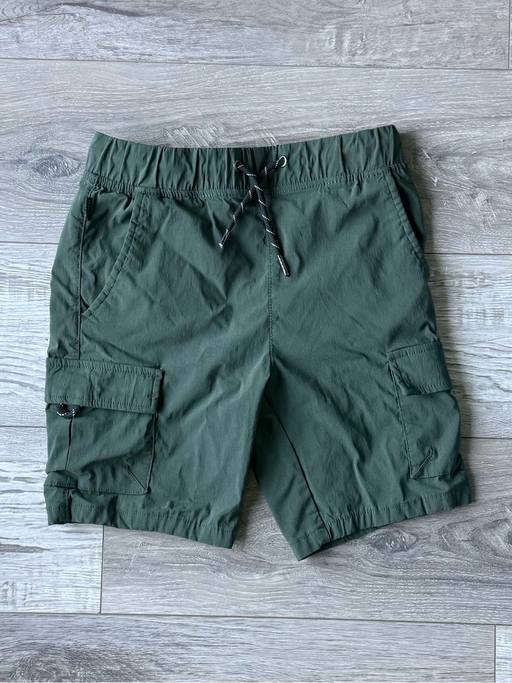 Ring of Fire Boys Green Cargo Pull-On Shorts Size M
